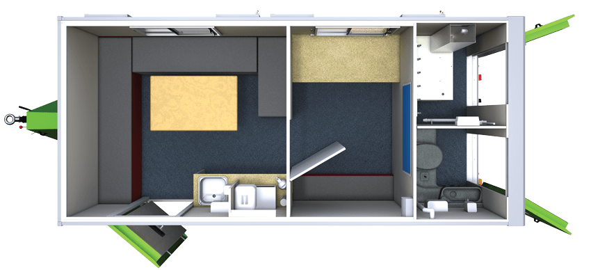 Mobile welfare ground plan