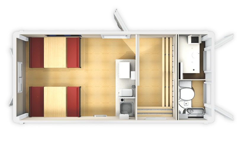 Mobile welfare ground plan