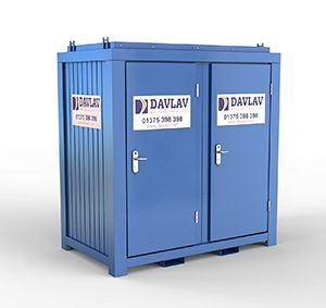 Secure steel container