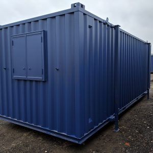 Secure steel container