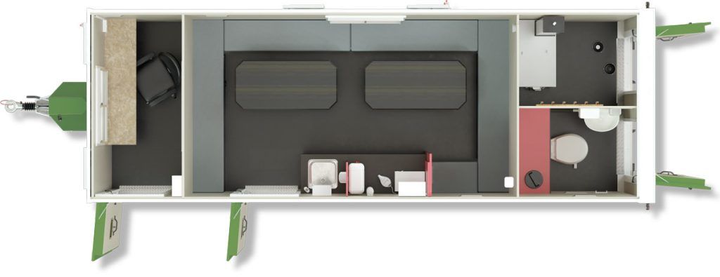 Mobile welfare ground plan