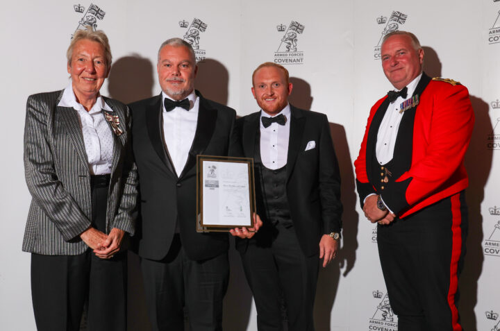 Armed Forces Covenant Silver Award Presentation evening at Madingley Hall Cambridge.